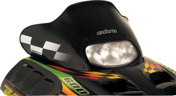 Cobra Windshield Black, White, 1, nordicamoto.ro