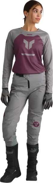 Womens Ridemode Static Gloves Gray -2