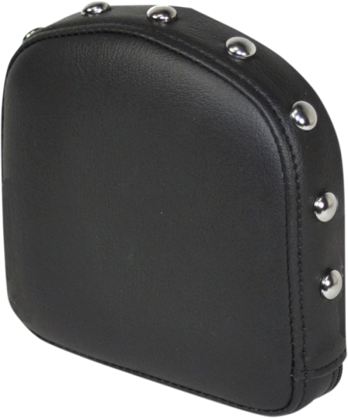 Sissy Bar Pad Renegade Short Rear Vinyl Studded Black|natural Black, 1, nordicamoto.ro