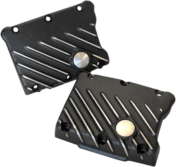 Cover Rocker Box 'snatch' Black-cut Black, Silver, 1, nordicamoto.ro
