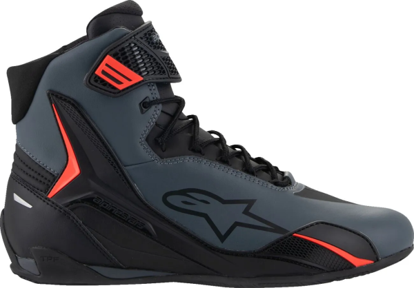 Ghete Alpinestars Faster-4 Black/Grey/Red-3