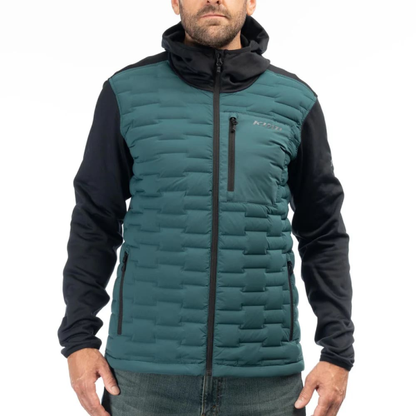 Hanorac Klim Boulder Stretch Down Hybrid Dark Olive - Black-eceb35a5ecd6933f19804ffb8f600bbe.webp