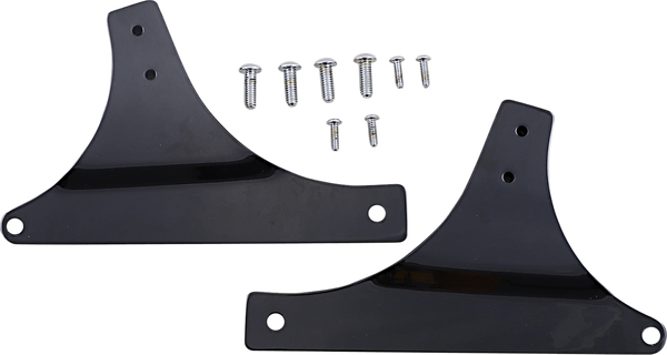 Sissy Bar Side Plates Black, 4, nordicamoto.ro