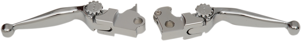 Journey Adjustable Lever Set For Harley Models Silver, 2, nordicamoto.ro