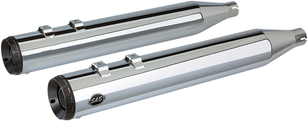 Grand National Slip-on Mufflers Black, 1, nordicamoto.ro