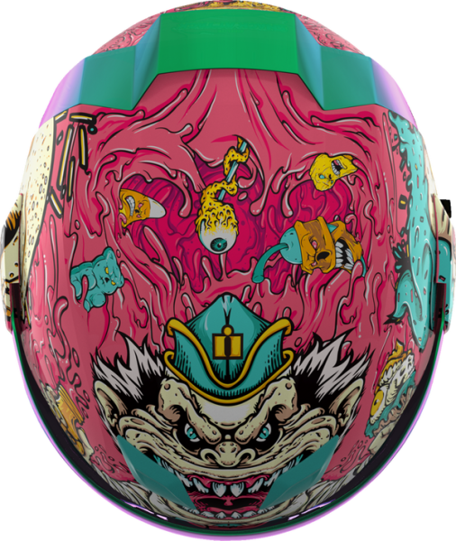 Casca Icon Airflite Snack Attack Mips Green/Pink/Yellow/Blue-11