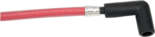 Braided Spark Plug Wire Red, 1, nordicamoto.ro