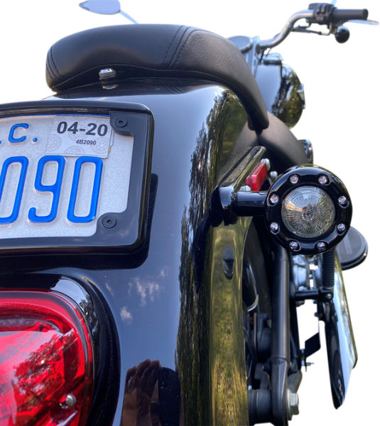 Probeam® Bullet Ringz 1156 Rear Turn Signals Black, 2, nordicamoto.ro