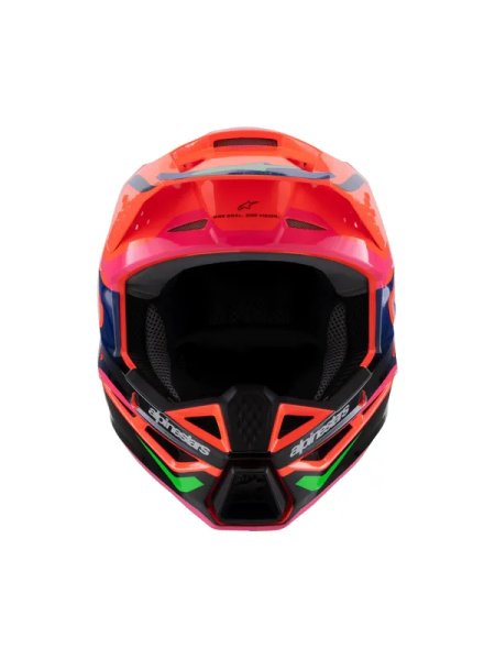 Casca Copii Alpinestars S-M3 Deegan Orange/Pink/Purple-2