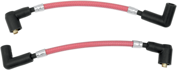 Braided Spark Plug Wire Red, 1, nordicamoto.ro