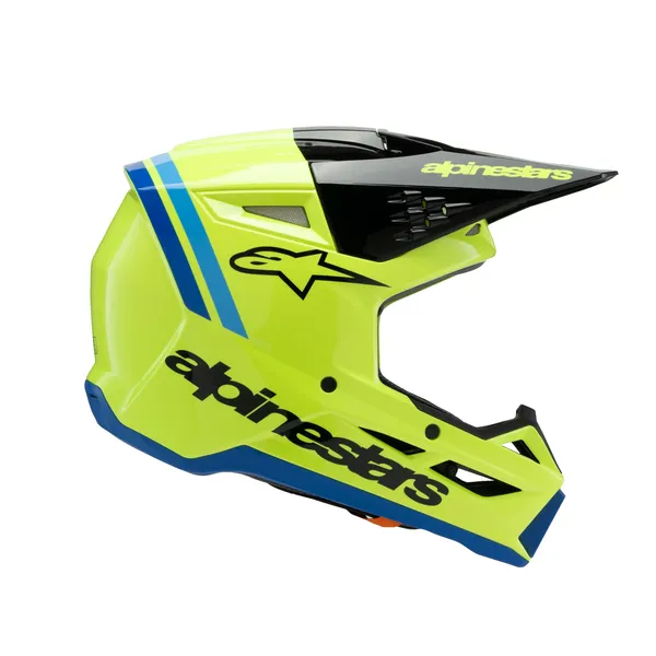 Casca Copii Alpinestars S-Mm3 Radium Black/Blue/Yellow-2