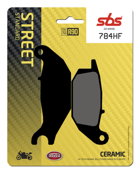 Hf Street Ceramic Organic Brake Pads, 1, nordicamoto.ro