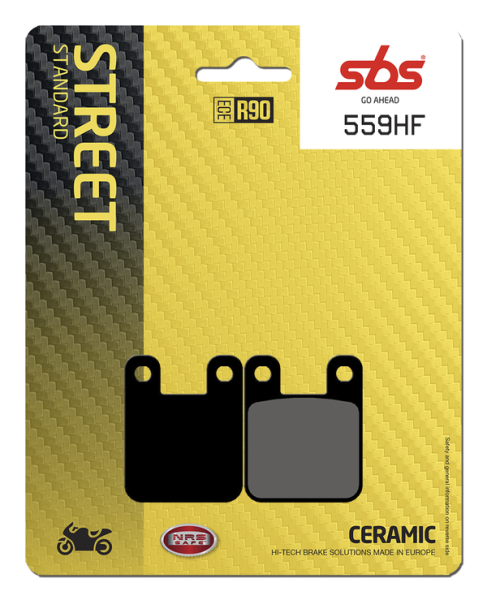 Hf Street Ceramic Organic Brake Pads, 1, nordicamoto.ro