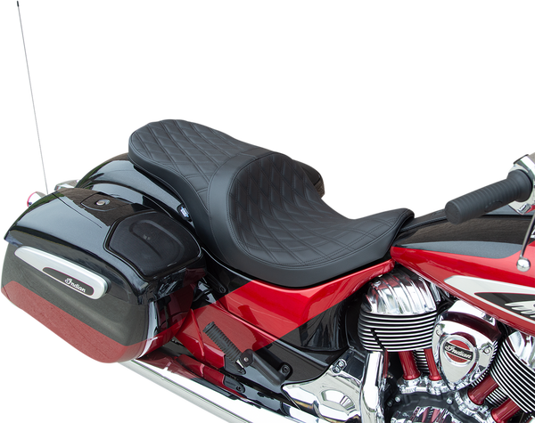 Forward Positioned Low Profile Touring Seat Black, 1, nordicamoto.ro
