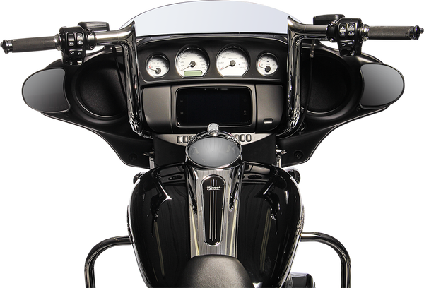 1-1/2(r) Ez Install Pointed Top Handlebar Silver, 4, nordicamoto.ro