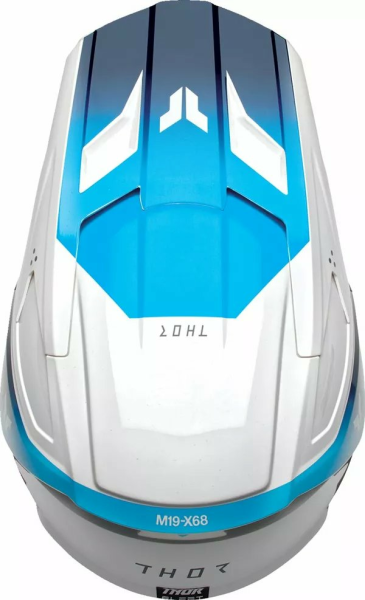THOR Youth Fleet Storm Helmet White, Blue -2