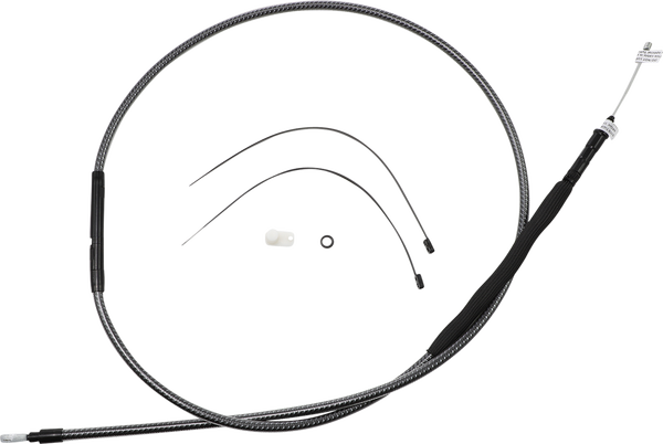 High-efficiency Polished Karbonfibr Clutch Cable Silver, 1, nordicamoto.ro