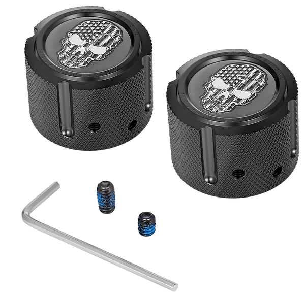 Front Axle Nut Cover Black, 1, nordicamoto.ro
