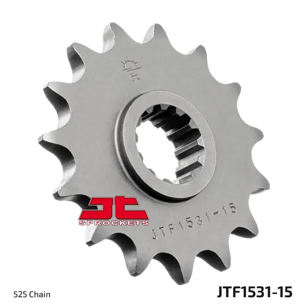 JT SPROCKETS Pinion față, culoare naturală, 1, nordicamoto.ro