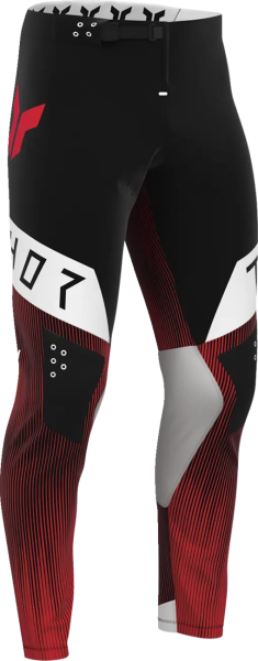 Pantaloni Sportmode Vanish negru-roșu, 1, nordicamoto.ro