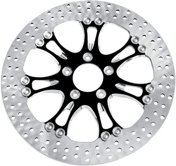 Two-piece Brake Rotor Black, Silver, Matte, 2, nordicamoto.ro