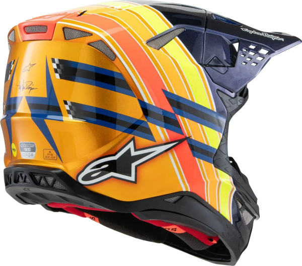 Casca Alpinestars S-M10 Tld 25 Blue/Orange/Yellow-0