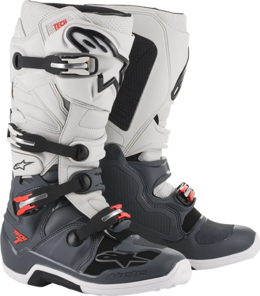 Cizme Alpinestars  Tech 7 White/Gray/Black 40,5, 1, nordicamoto.ro