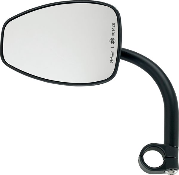 Clamp-on Utility Mirror Black, 2, nordicamoto.ro