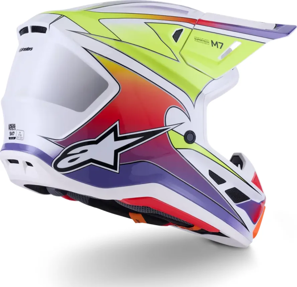 Cască Alpinestars SM7 Fuse White-4