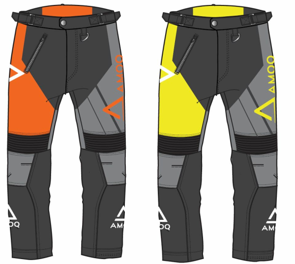AMOQ Snowcross Pants Black/Orange L-1