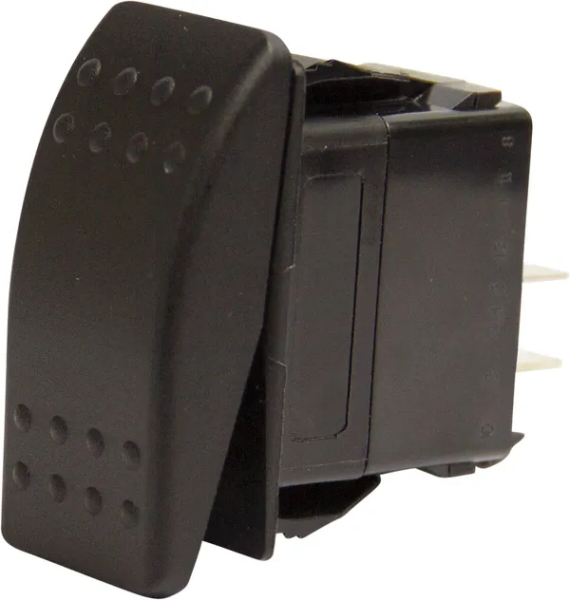 Universal Two-prong Switch Black, 1, nordicamoto.ro