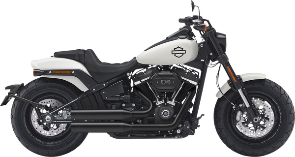 2in2 | Fusion Long | Shotgun-low Exhaust System Matte Black, 1, nordicamoto.ro