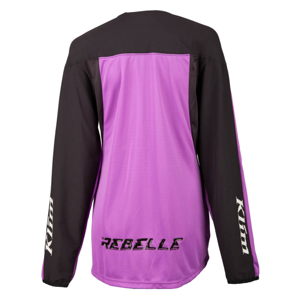 Tricou Dama Klim Rebelle Ember Orange - Black-2