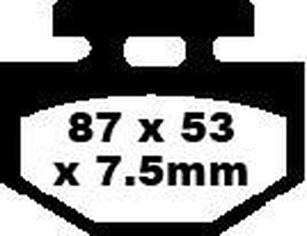 Sfa Series Organic Scooter Brake Pads, 2, nordicamoto.ro