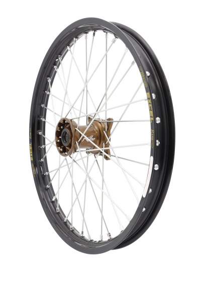 Elite Mx-en Wheel, Silver Spokes 