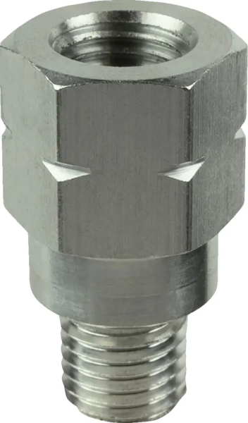 M10-1.25 Thread Extension 20 Mm Long Silver 