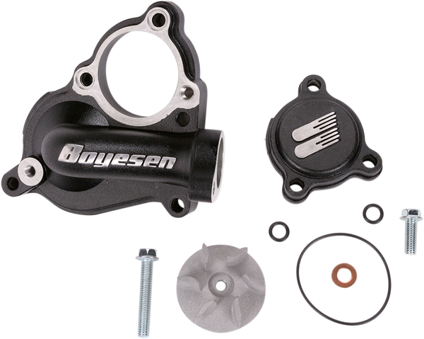 Supercooler Water Pump Cover And Impeller Kit Black, 1, nordicamoto.ro