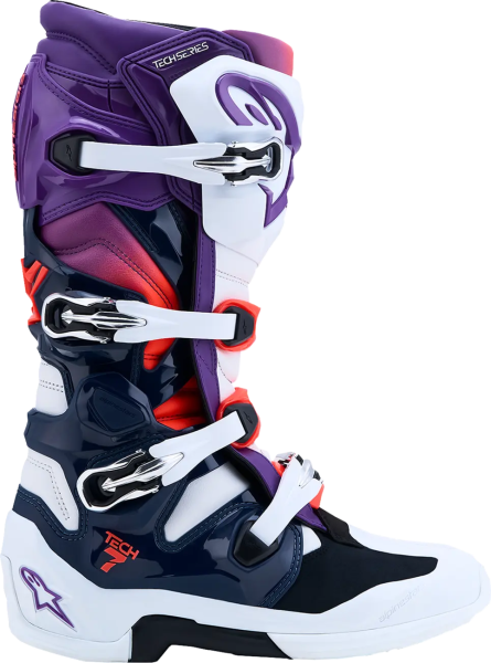 Cizme Alpinestars Tech 7 Alb/Mov/Albastru 38, 7, nordicamoto.ro