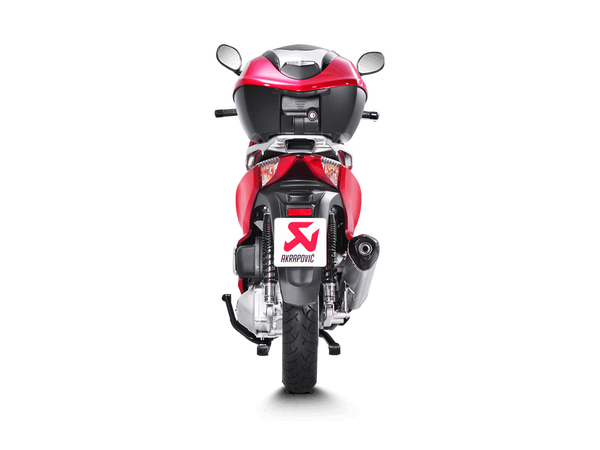 Slip-on Line Muffler Scooter Black, Carbon Fiber -0