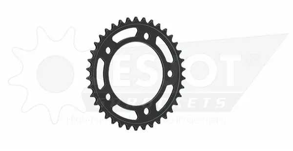 Pinion standard spate 520 negru, 1, nordicamoto.ro