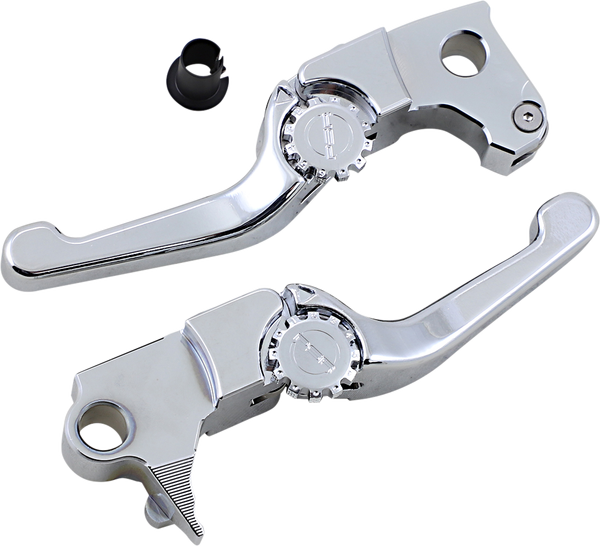 Anthem Shorty Lever Set Silver, 1, nordicamoto.ro