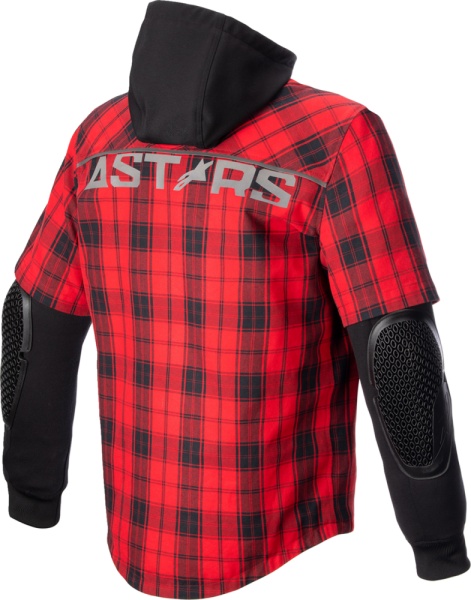 Geaca/Camasa Moto Alpinestars Tartan Red-3