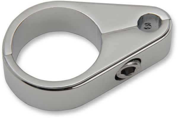 Die-cast Cable Clamp Silver, 2, nordicamoto.ro
