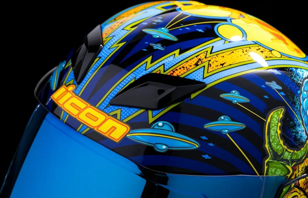 Casca Icon Airflite Bugoid Blitz Multicolor/Blue-4