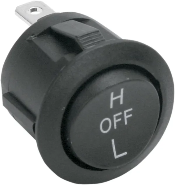 Replacement High-low Rocker Switch Black, 1, nordicamoto.ro