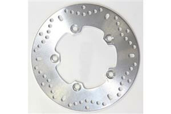 Round Hpsr Solid Brake Rotor Silver, Stainless Steel, 1, nordicamoto.ro