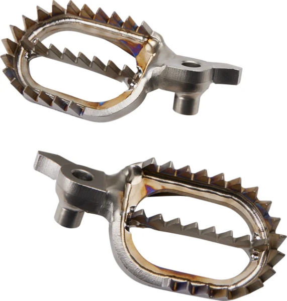 MOOSE RACING Suporturi pentru picioare din titan, argintii, 1, nordicamoto.ro
