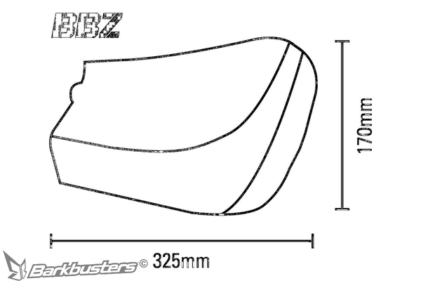 Bbz Handguard Black, Gray, 3, nordicamoto.ro