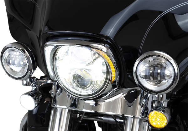 Fang® Headlight Bezel Chrome, 1, nordicamoto.ro