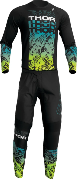 Tricou Thor Sector Atlas Black/Teal-0